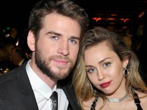 ليام هيمسورث ومايلي سايريس