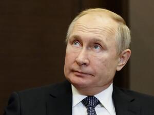 Russian President Vladimir Putin attends a meeting with his Serbian counterpart in Sochi on December 4, 2019. SHAMIL ZHUMATOV / POOL / AFP