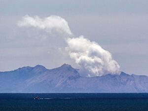 Steam rises from the White Island volcano following the December 9 volcanic eruption, in Whakatane on December 11, 2019.  (AFP/ File Photo)