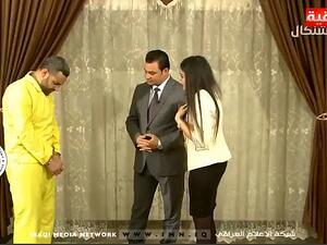 Ashwaq's heartbreaking face off was revealed in footage recorded by the Iraqi National Intelligence Service and broadcasted on Iraqi TV. (Video Screenshot)