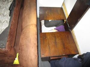 The Chinese migrants were discovered hiding in a washing machine, a chest and a dresser. (Photo courtesy of U.S. Customs and Border Protection/Website)