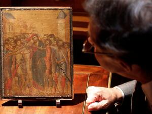 A long lost painting by a 13th century Florentine artist Cimabue  (Twitter)