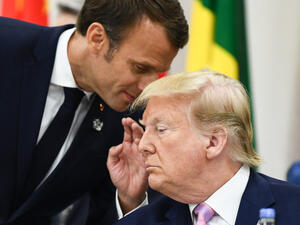 Donald Trump meets with Emmanuel Macron. (AFP/ File Photo)