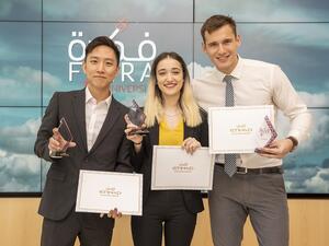 طلاب جامعة نيويورك أبوظبي يفوزون بمسابقة فكرة للجامعات من الاتحاد للطيران   