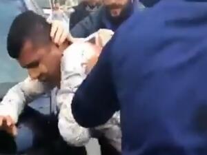Two gay Palestinian youth were spotted in Ramallah and brutally attacked by people while police stood by idle (Twitter)