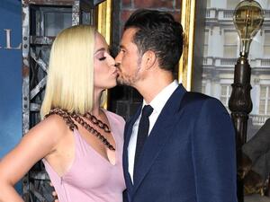 Katy Perry and Orlando Bloom. 