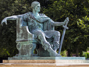 Roman Emperor Constantine the Great in York (Shutterstock)	