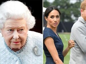 الأمير هاري وميغان ماركل والملكة
