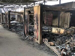 تعرضت القاعدة الواقعة في محافظة الأنبار، لوابل من الصواريخ الإيرانية الأربعاء الماضي،