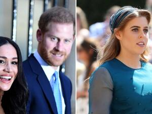 الأمير هاري وميغان ماركل والأميرة بياتريس