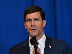 US Secretary of Defense Mark Esper (AFP)