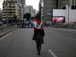 The protest movement rocking Lebanon since October 17, 2019 has resurged this week, over delays in forming a new cabinet to address the country's growing economic crisis. PATRICK BAZ / AFP
