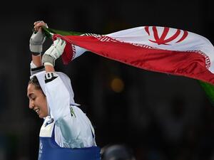 Kimia Alizadeh announced in an Instagram post earlier this month she had left Iran. (AFP/ File Photo)