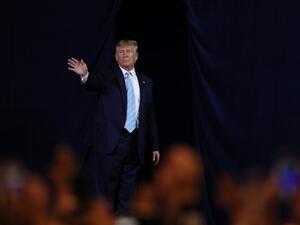 President Donald Trump exits after holding an 'Evangelicals for Trump' campaign event held at the King Jesus International Ministry on January 03, 2020 in Miami, Florida. (AFP/ File Photo)