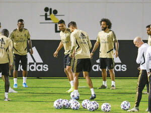 جانب من تدريبات ريال مدريد