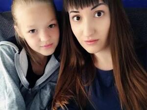 Maria Russkikh, 29, (pictured with her daughter) survived the fall and was found lying in the snow outside her flat in Novosibirsk, Siberia, moaning. (Daily MAil)