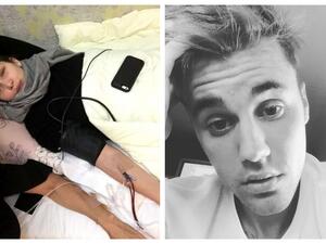 جاستن بيبر وبيلا حديد