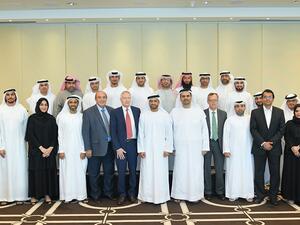 During the event 40 UAE Nationals Graduate From Emirates Steel’s Future Leaders and Masaar’s Programs