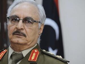 Forces loyal to Libya’s Khalifa Haftar  (Twitter)