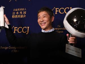 Yusaku Maezawa. TOSHIFUMI KITAMURA/AFP via Getty Images