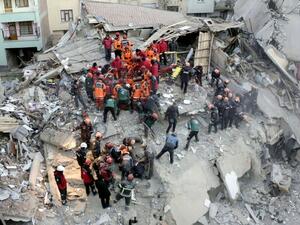 The magnitude-6.8 quake had its epicentre in the lakeside town of Sivrice. (AFP)
