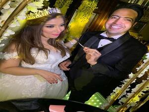 غادة رجب تحتفل بزفافها 
