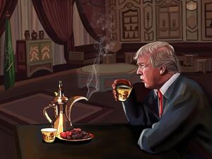 There's a Wild Theory That Trump Asked MBS to Personally Hack Bezos' Phone. Could it Be True? 