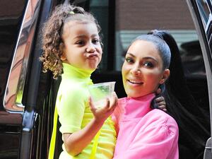 كيم كارداشيان ونورث