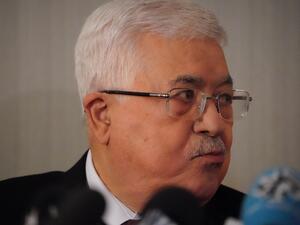 Palestinian president Mahmud Abbas looks on during a briefing on President Donald Trump's Mideast plan on February 11, 2020 in New York. Palestinian president Mahmud Abbas told the UN Security Council that the world should reject President Donald Trump's Middle East plan, which he said would limit Palestinian sovereignty in a "Swiss cheese" deal. "We reject the Israeli-American plan," which "throws into question the legitimate rights of the Palestinians," Abbas said, brandishing a large map of Palestine as 