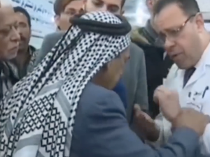 An elderly Iraqi man died live on television as he complained about the country’s health services. (Video Screenshot)