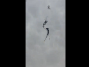 The helicopter was shot down [Twitter]