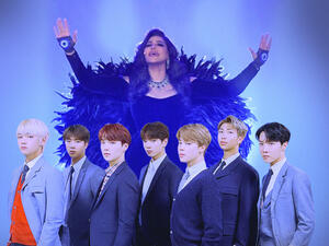 After Ahlam's response, #AhlamxBTS hashtag broke Twitter (source: @albawaba)