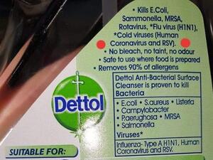 Dettol manufacturing company Reckitt Benckiser said that although it says its products can kill some coronavirus strains. (Twitter)