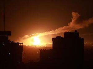 Israeli airstrikes target northern Gaza Strip (Twitter)