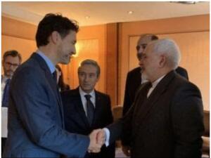 'Shame on You': Trudeau Under Fire for a Video Showing Him Shaking Hands and 'Bowing Down' to Iranian FM 