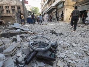 Turkey has sent thousands of reinforcements and truckloads of equipment into Idlib. AFP/File