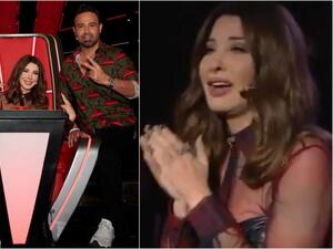 This human scene affected the entire jury, as artist Nancy Ajram couldn't hold her tears
