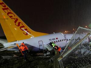 ارتفاع عدد ضحايا تحطم طائرة الركاب أثناء هبوطها العنيف في مطار "صبيحة غوكشن"