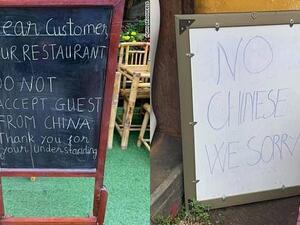 Restaurants in South Korea, Japan, Hong Kong and Vietnam have refused to accept Chinese customers.