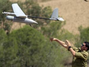 Israel said an attempt to shoot down one of its drones had failed (AFP)