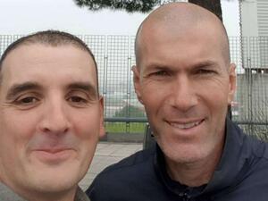 The Frenchman was involved in a small collision on his way to training, but found a helping hand in the form of the man whose vehicle he clipped 