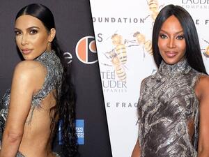 كيم كارداشيان وناعومي كامبل