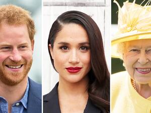 ميغان ماركل والأمير هاري والملكة إليزابيث