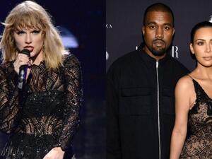 تايلور سويفت، كانييه ويست، كيم كارداشيان