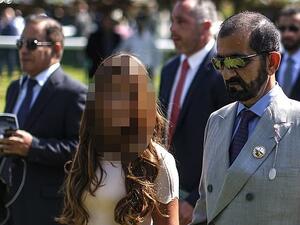 Princess Jalila’s’s father Sheikh Maktoum, (right) the ruler of Dubai, allegedly discussed arrangements to force her into an arranged marriage with Bin Salman in February 2019 (Dailymail)