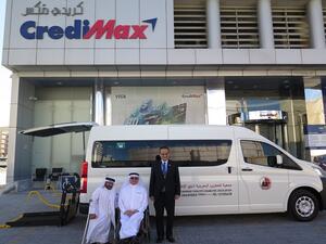 CrediMax recently supported The Bahraini Catalyst for Disabilities Association providing them a customized minivan