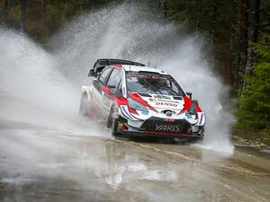 Gazoo Racing Celebrates Victory at Rally Sweden