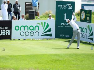 Valimaki in action at the Oman Open