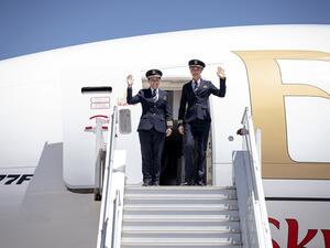 Emirates All Women Flight Deck Crew operate freighter flight across six cities ahead of International Womens Day