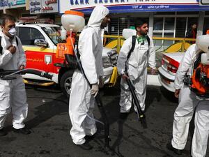 ارتفعت حصيلة الوفيات في إيران إلى 988 والإصابات إلى 16169